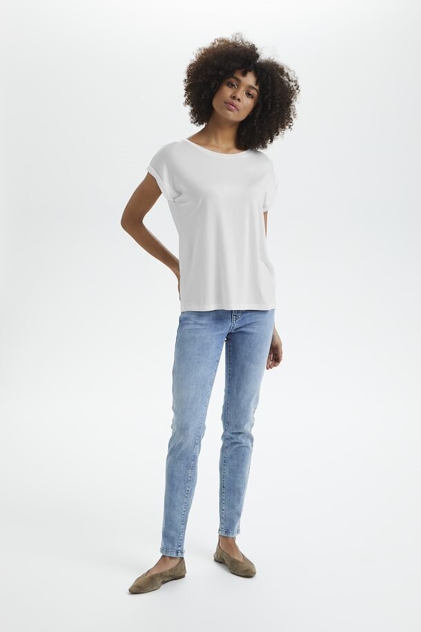 T-shirt I Lyocell - Bright White