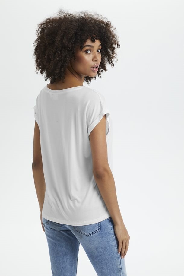 T-shirt I Lyocell - Bright White