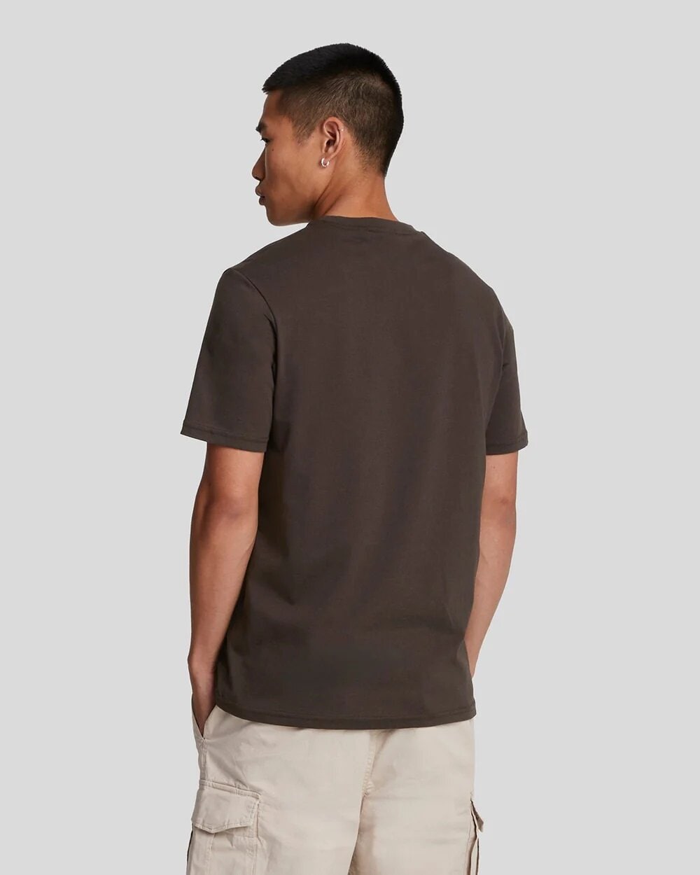 Plain T-shirt - W779 Sediment