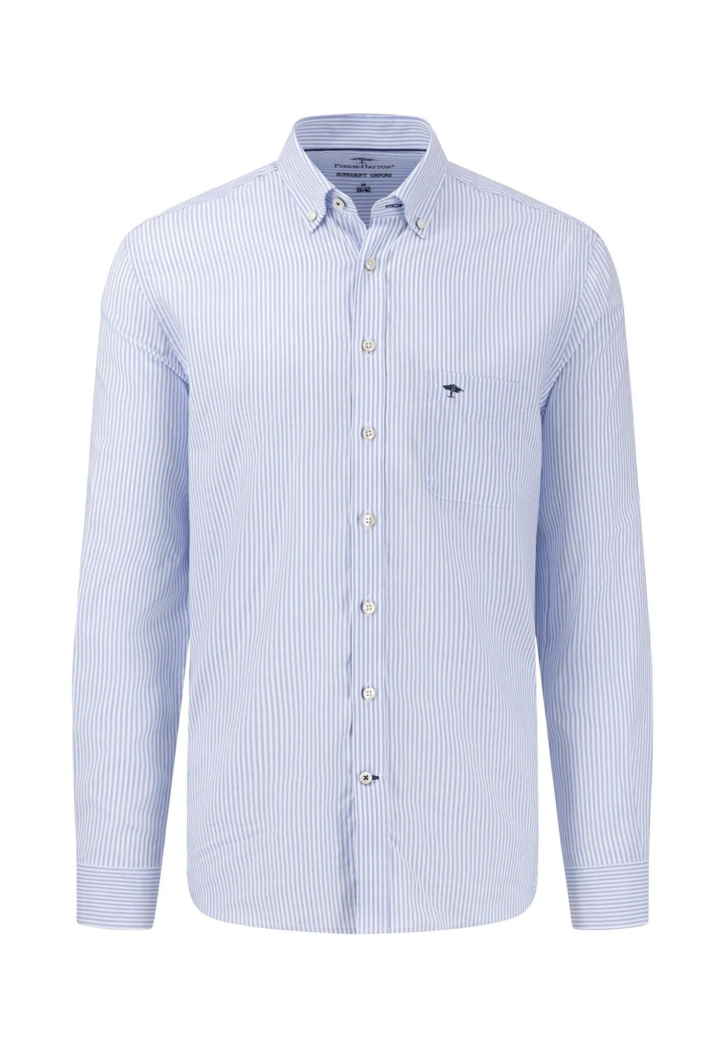 Oxfordskjorta - Lt Blue/Stripe