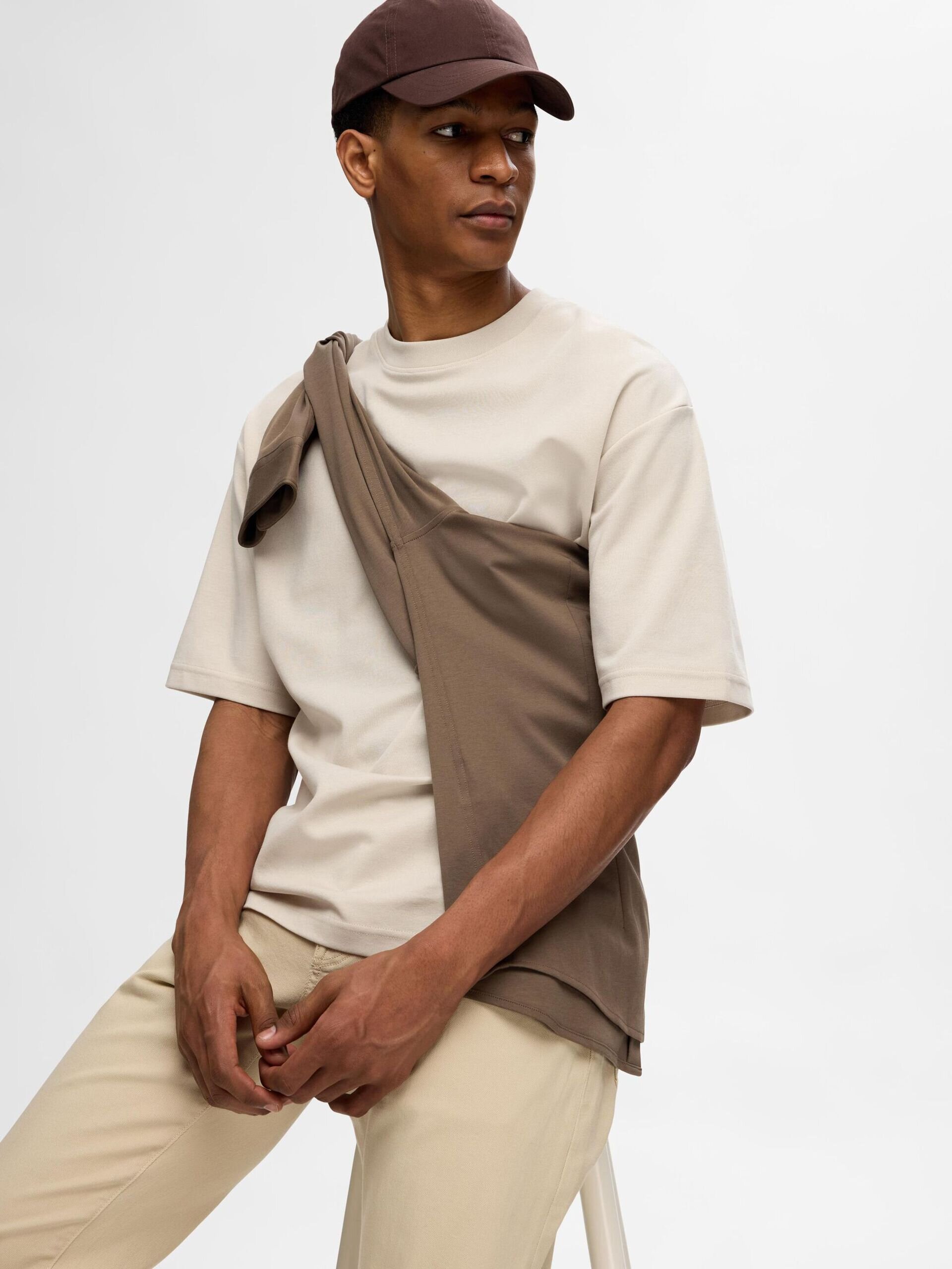 Oversize T-shirt - Oatmeal