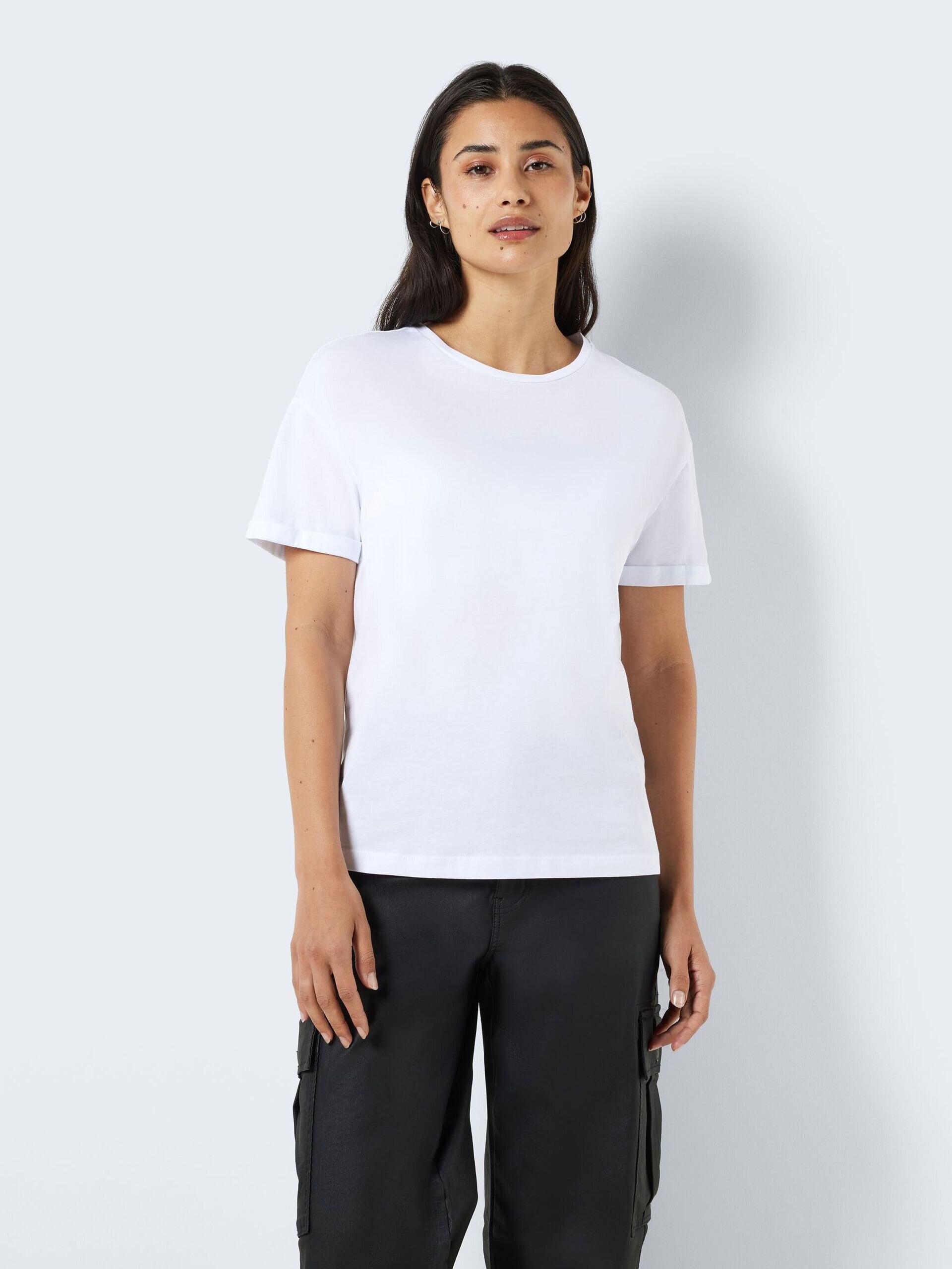 Enfärgad T-shirt - Bright White