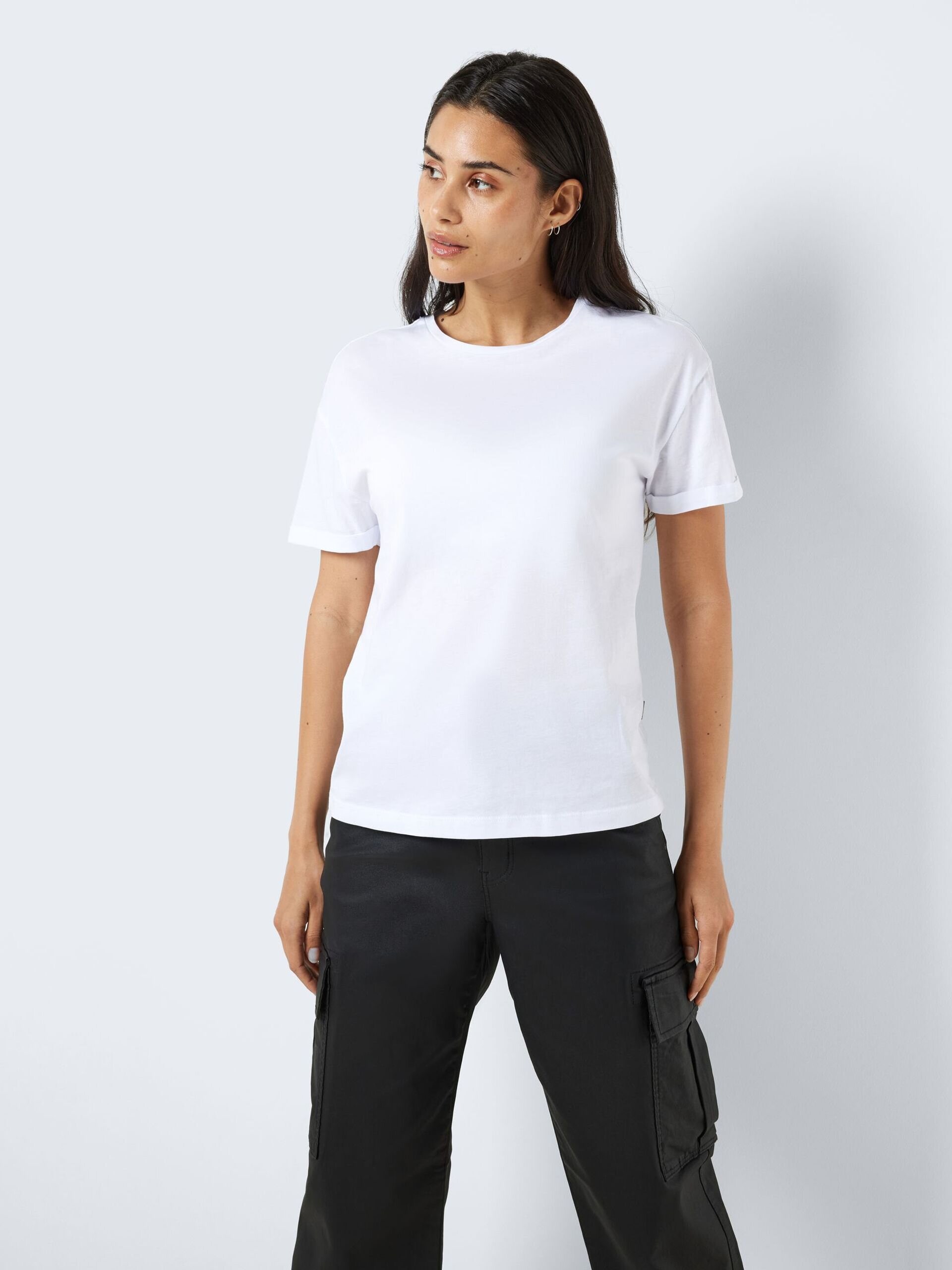 Enfärgad T-shirt - Bright White