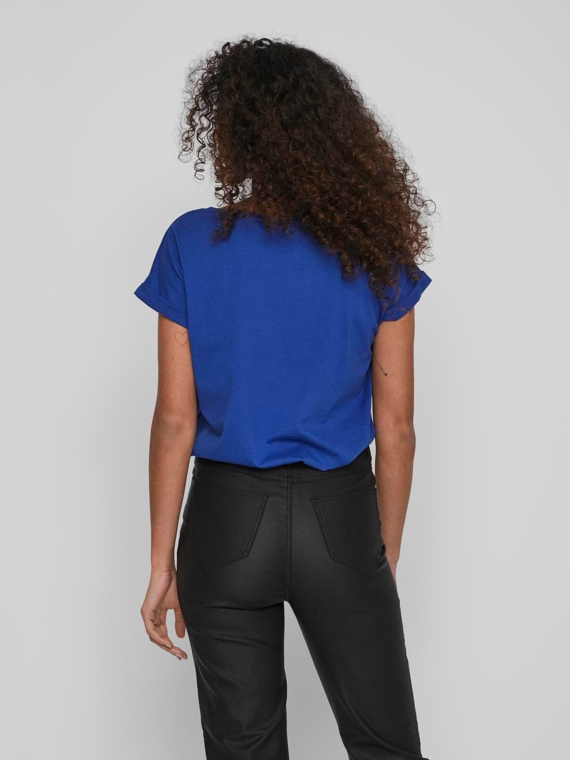 O-ringad T-shirt - Mazarine Blue