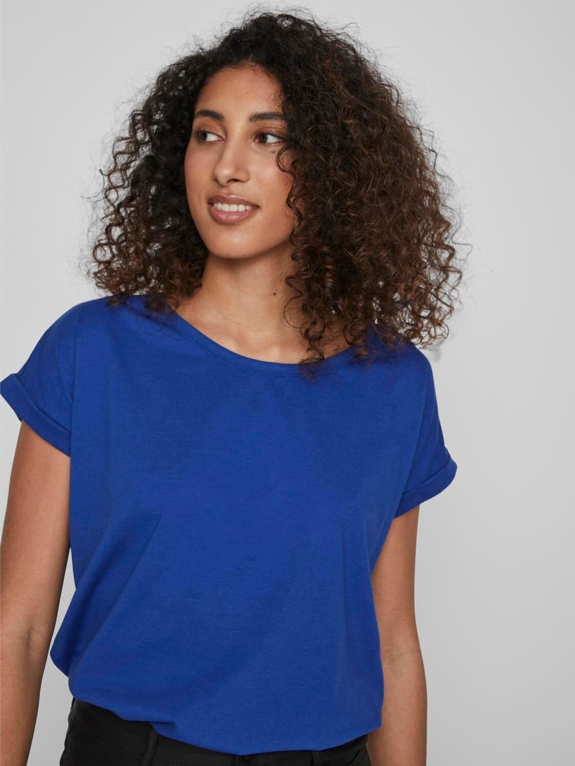 O-ringad T-shirt - Mazarine Blue