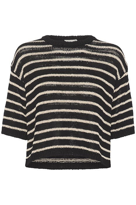 KAysabel Knit Pullover - Black/Antique White