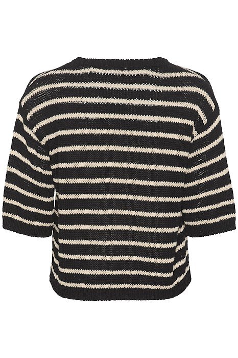 KAysabel Knit Pullover - Black/Antique White