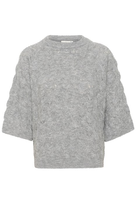 Kamalene Stickad Tröja - Grey Melange