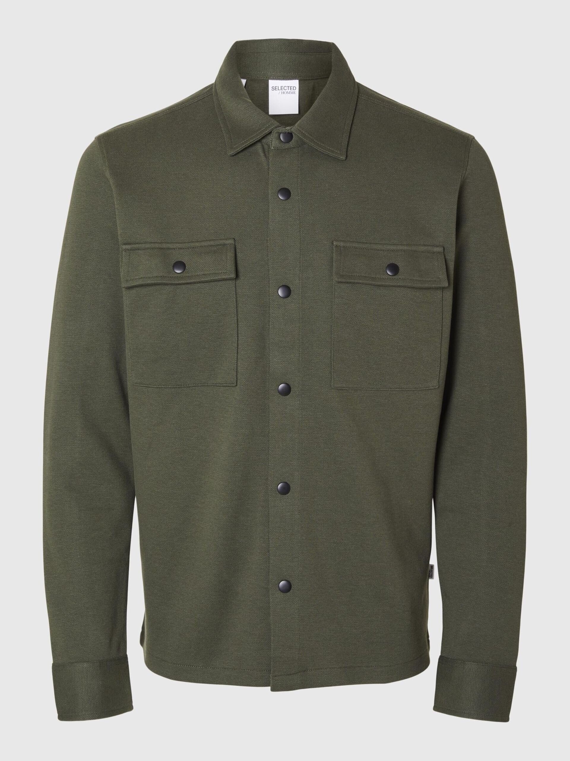 Klassisk Overshirt - Forest Night