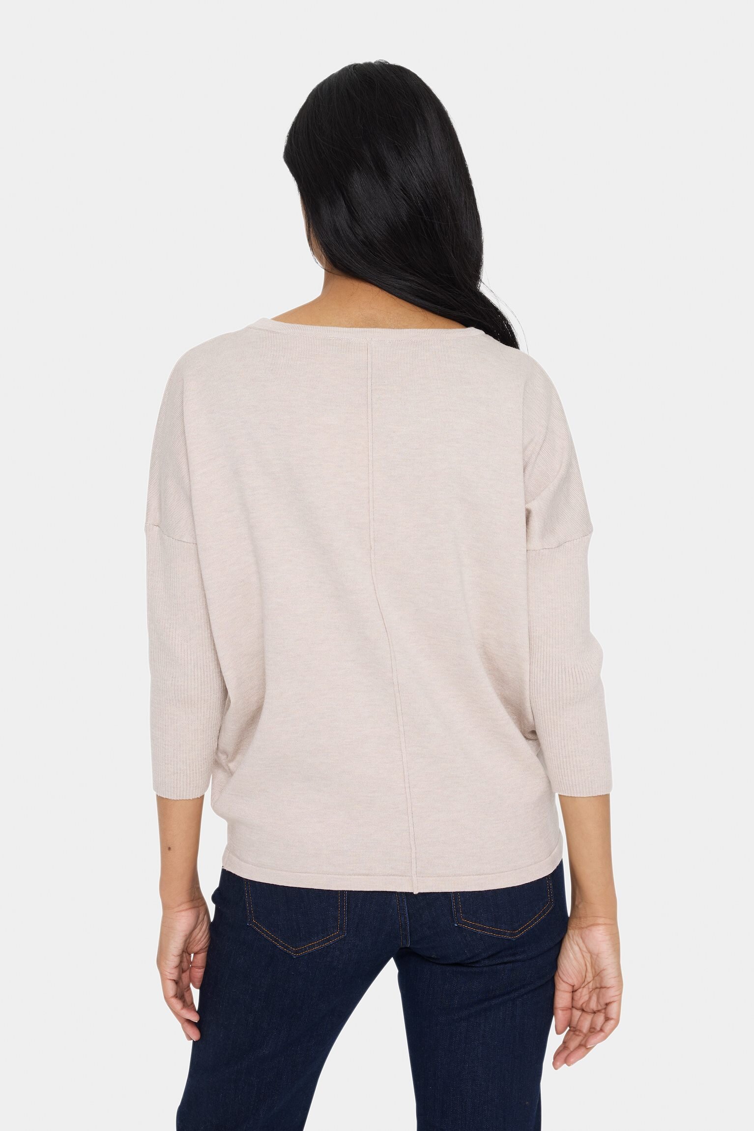 Milasz R-Neck Pullover - Gray Morn Melange