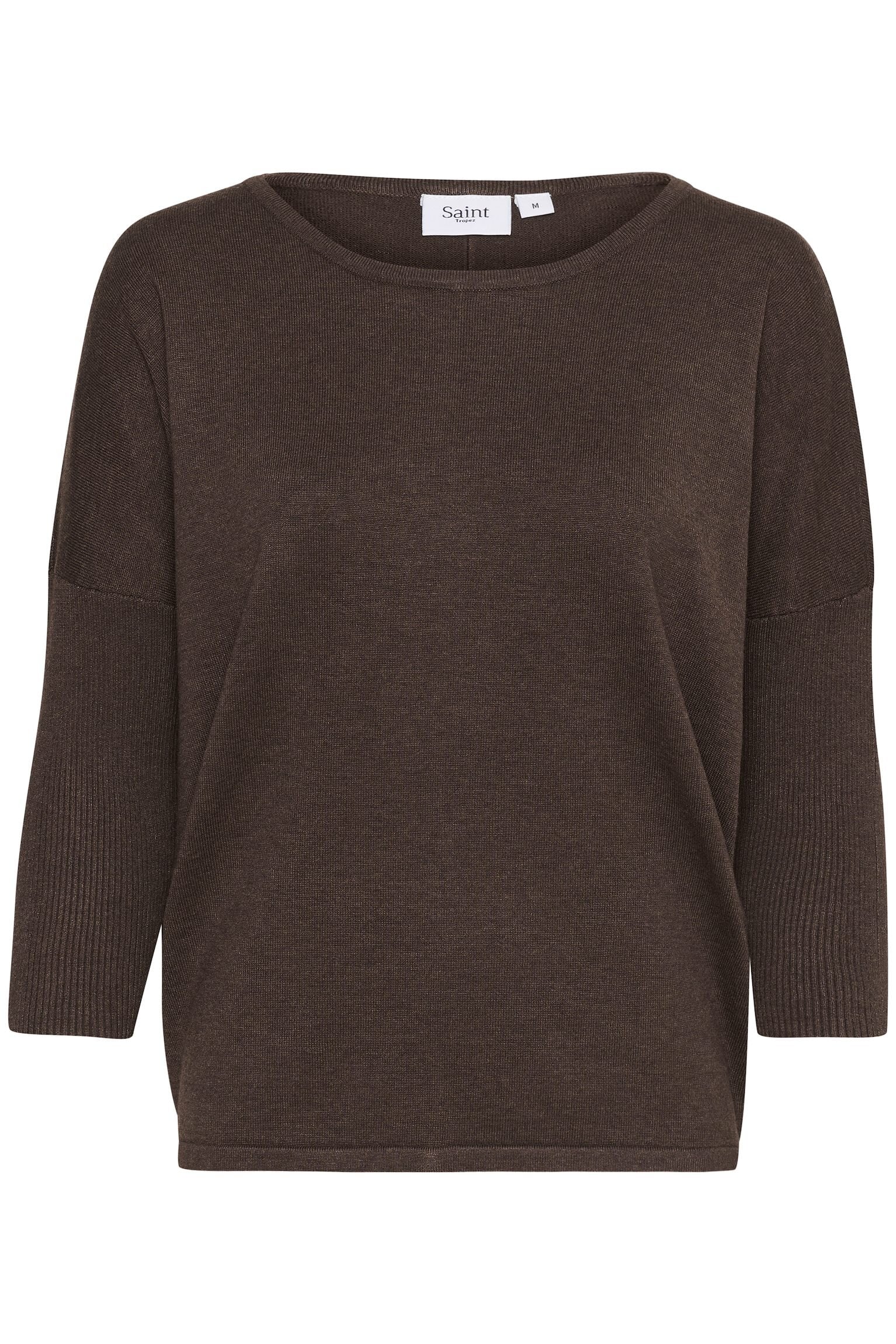 Milasz R-Neck Pullover - Dark Oak Melange