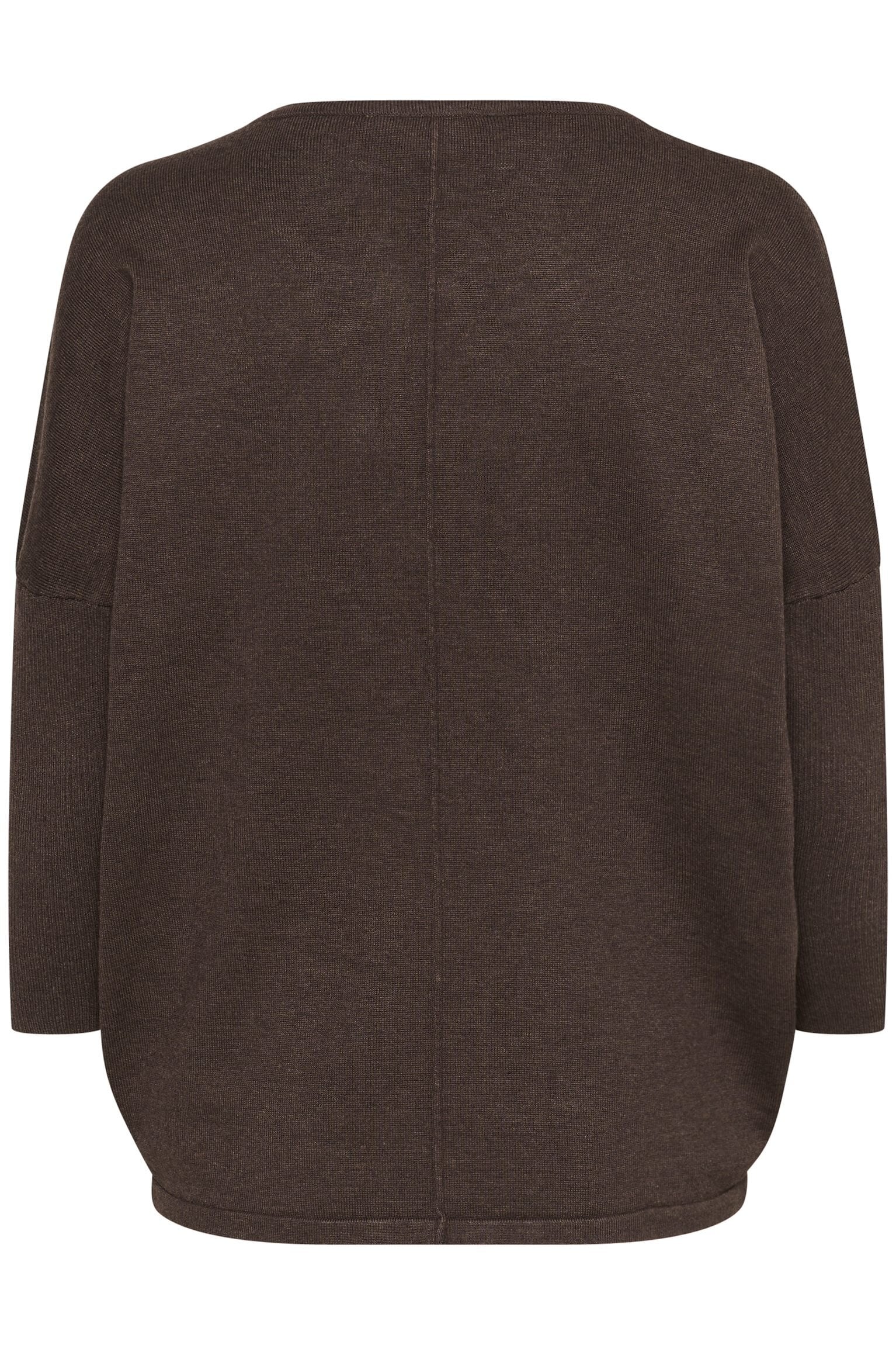 Milasz R-Neck Pullover - Dark Oak Melange