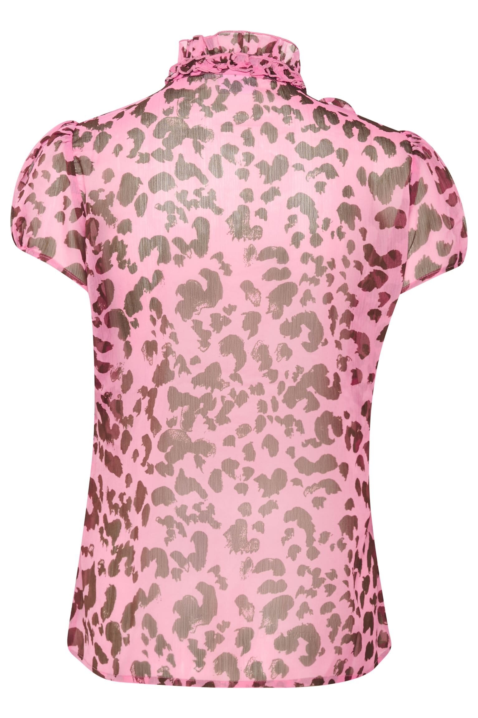 Liljasz Crinkle Shirt - Chateau Rose Animal