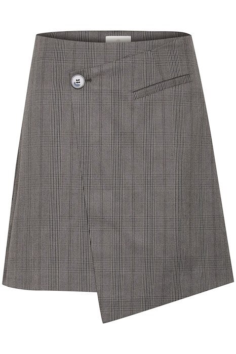 KAdori Omlottkjol - Grey/Black Check