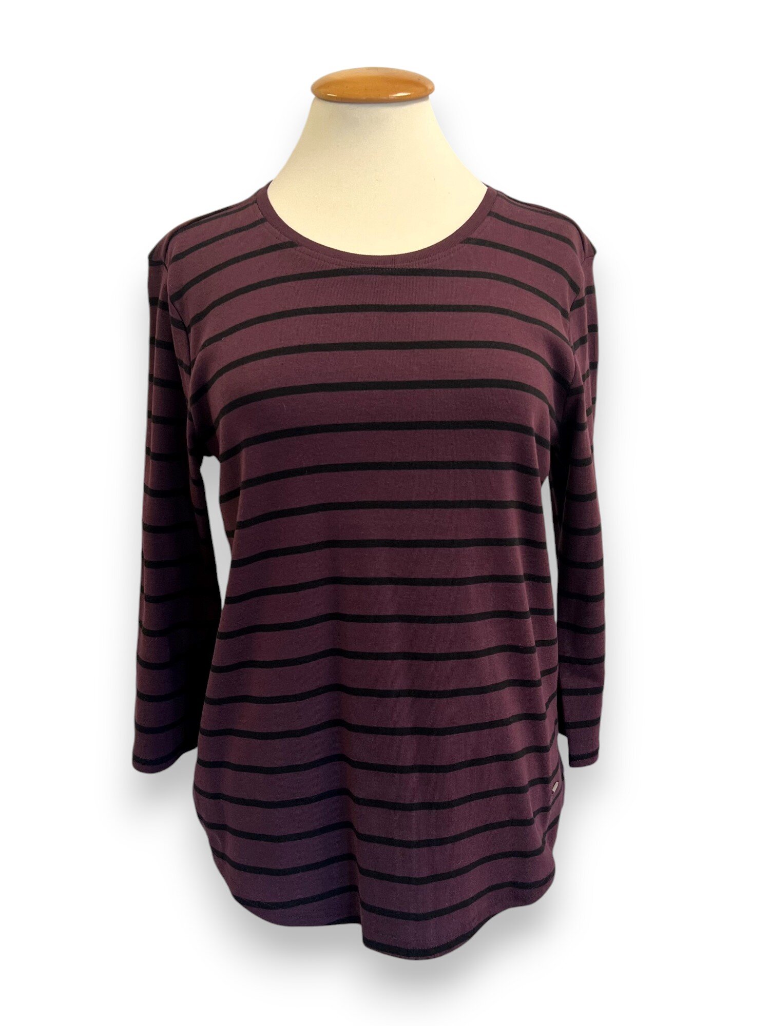 Sara 3/4 Topp - Dk Plum