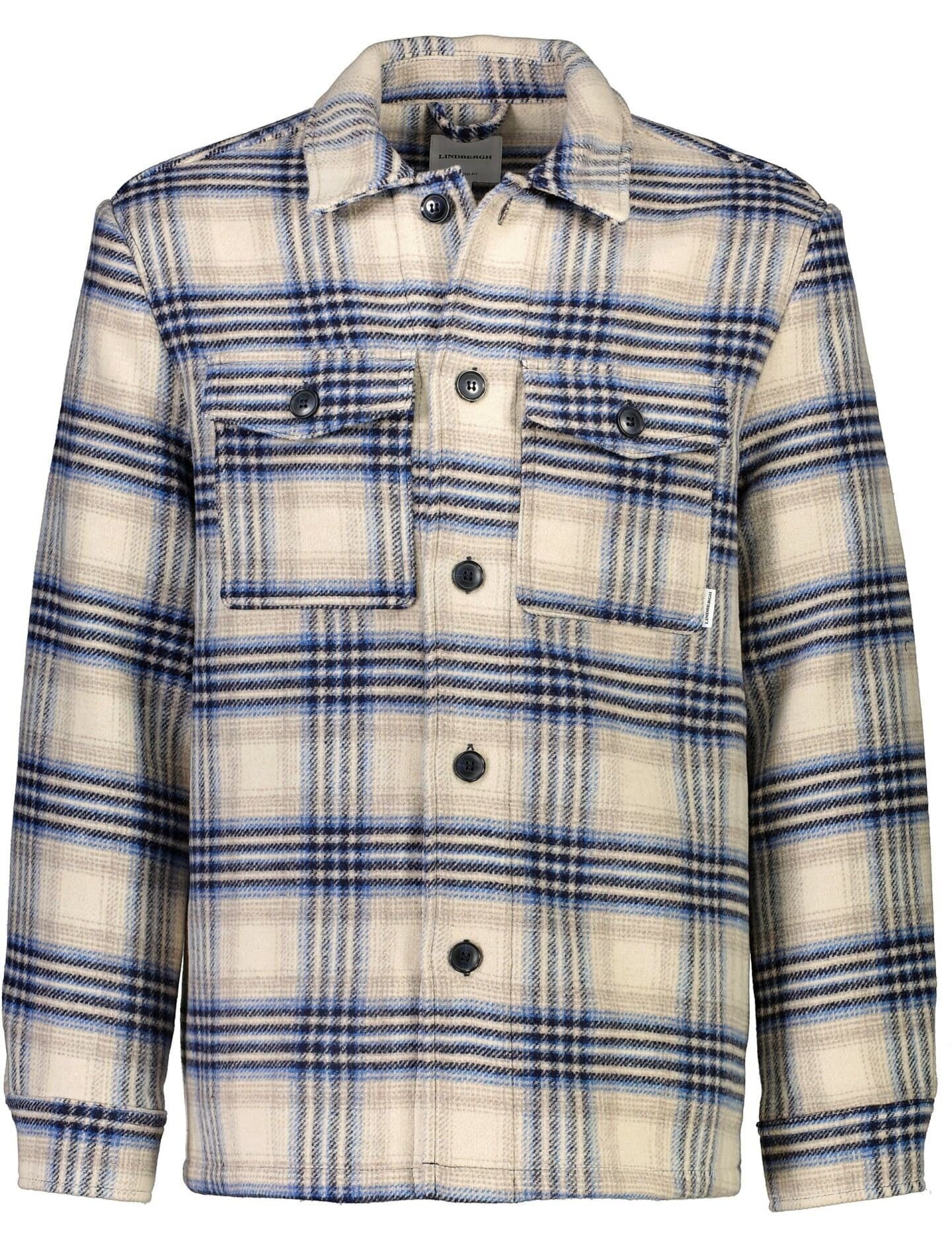 Rutig Overshirt - Lt Stone Check