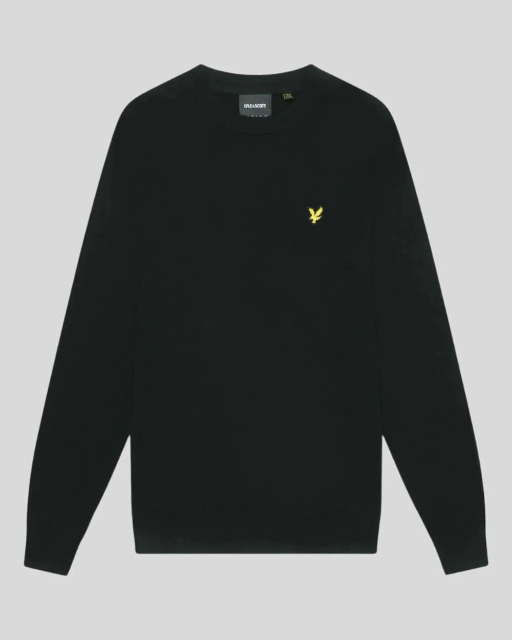 Merino Crew Neck Jumper - Z865 Jet Black