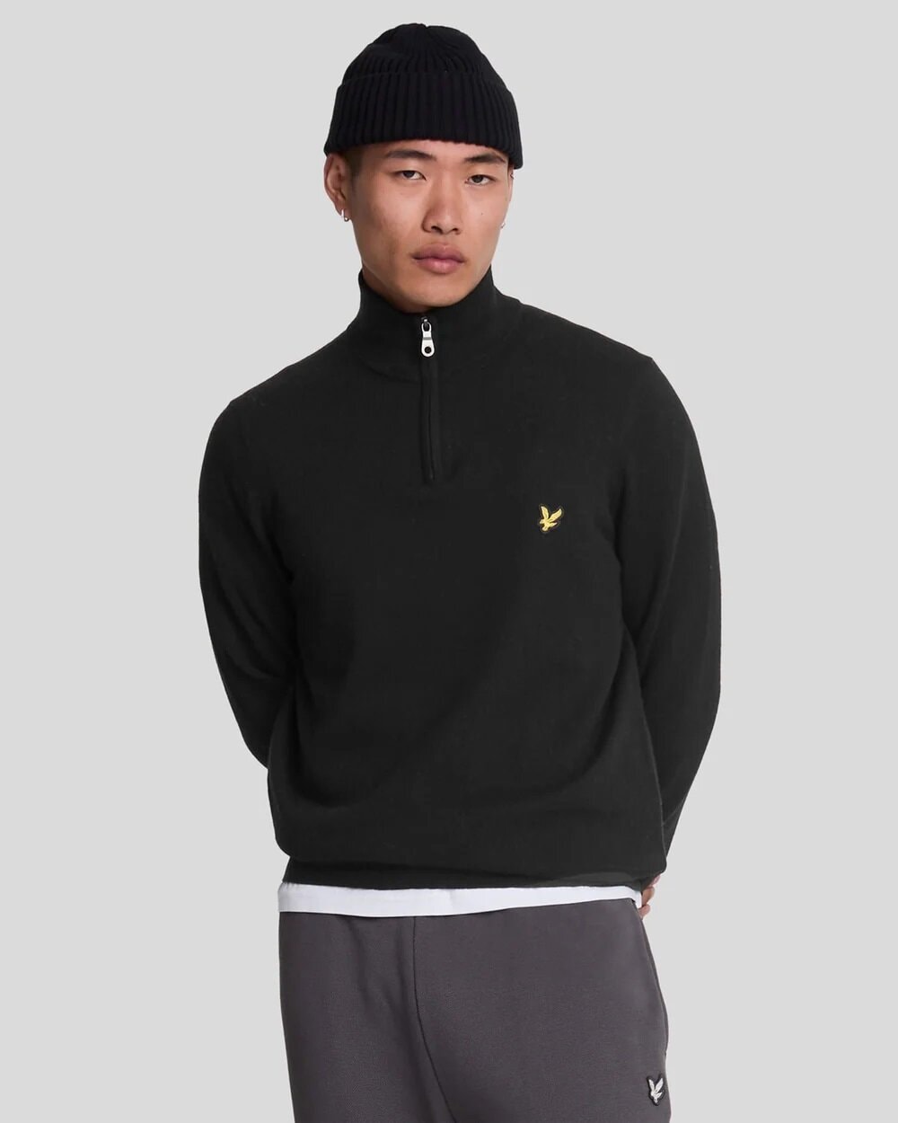 1/4 Zip Jumper - Z865 Jet Black