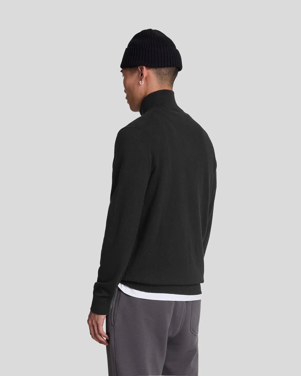 1/4 Zip Jumper - Z865 Jet Black