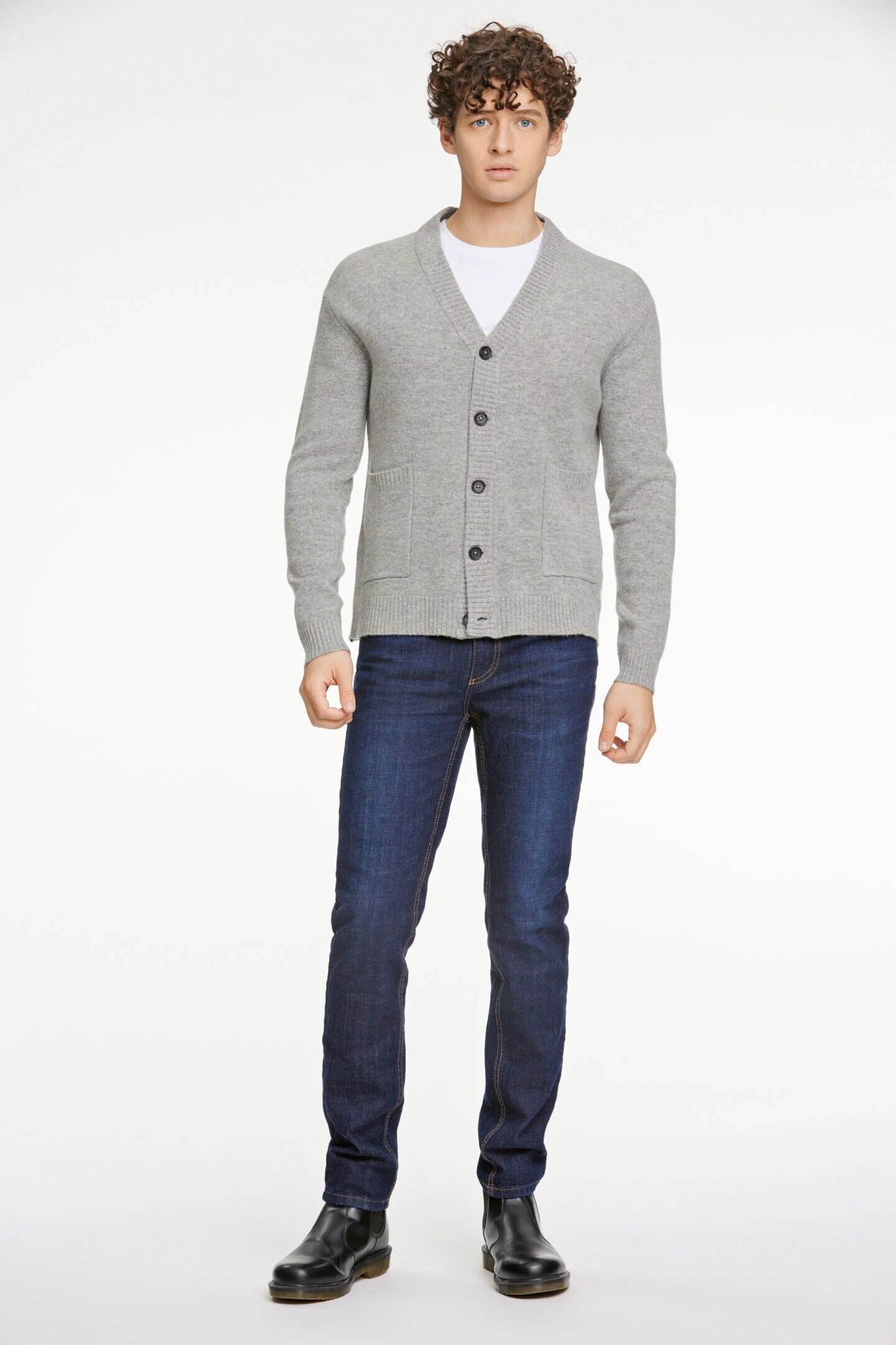 Cardigan I Ullmix - Mid Grey Mel