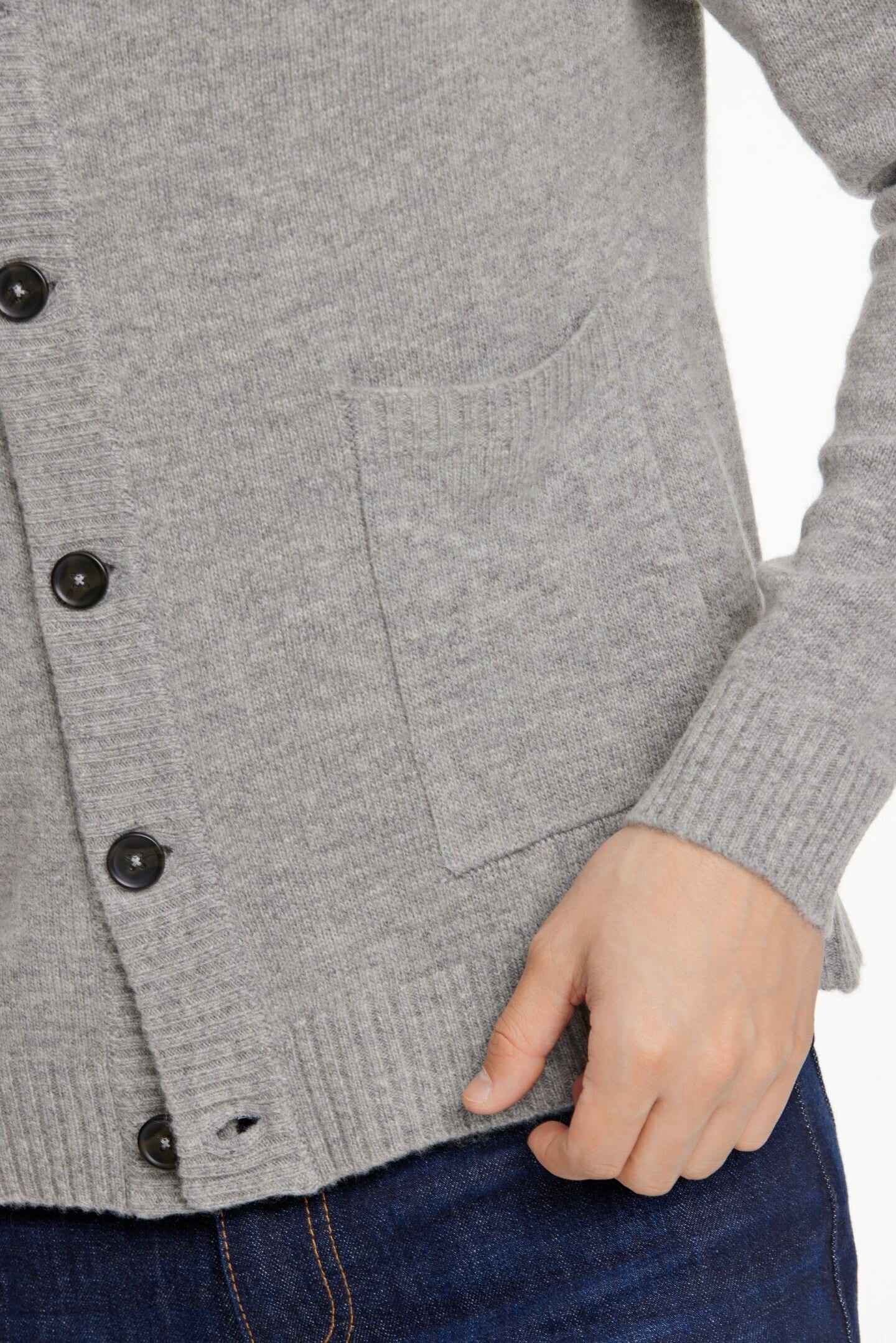 Cardigan I Ullmix - Mid Grey Mel