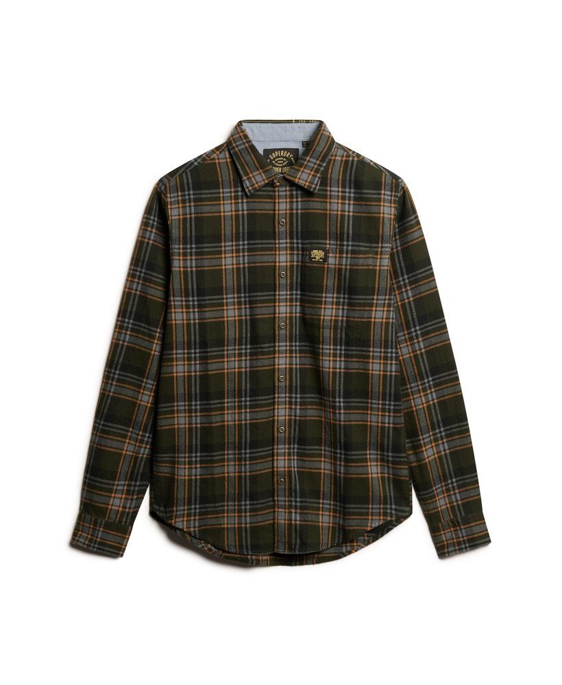 Klassisk Rutig Skjorta - Buckshot Check Olive