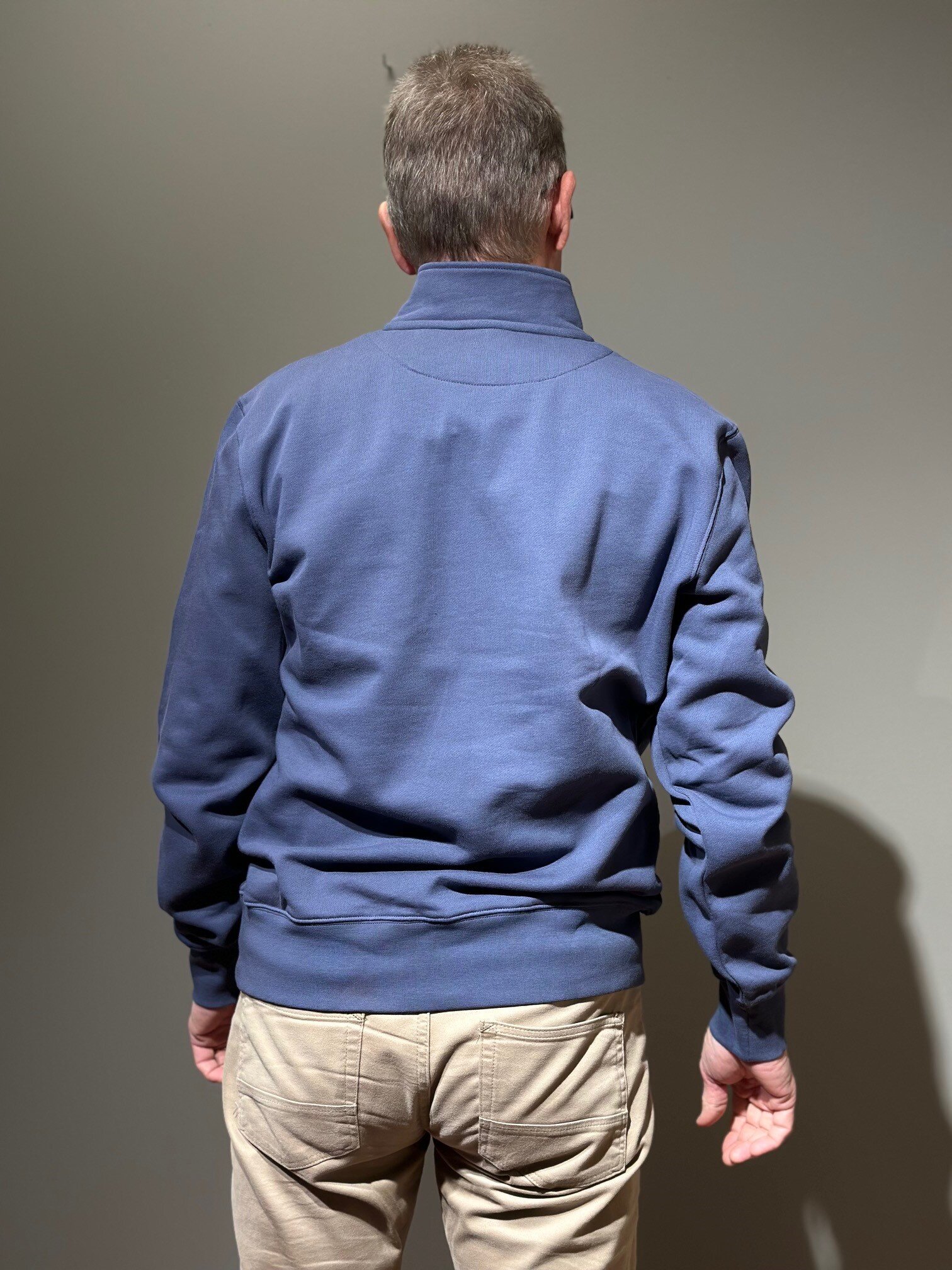 Centre Half Zip  - Nightshadow Blue