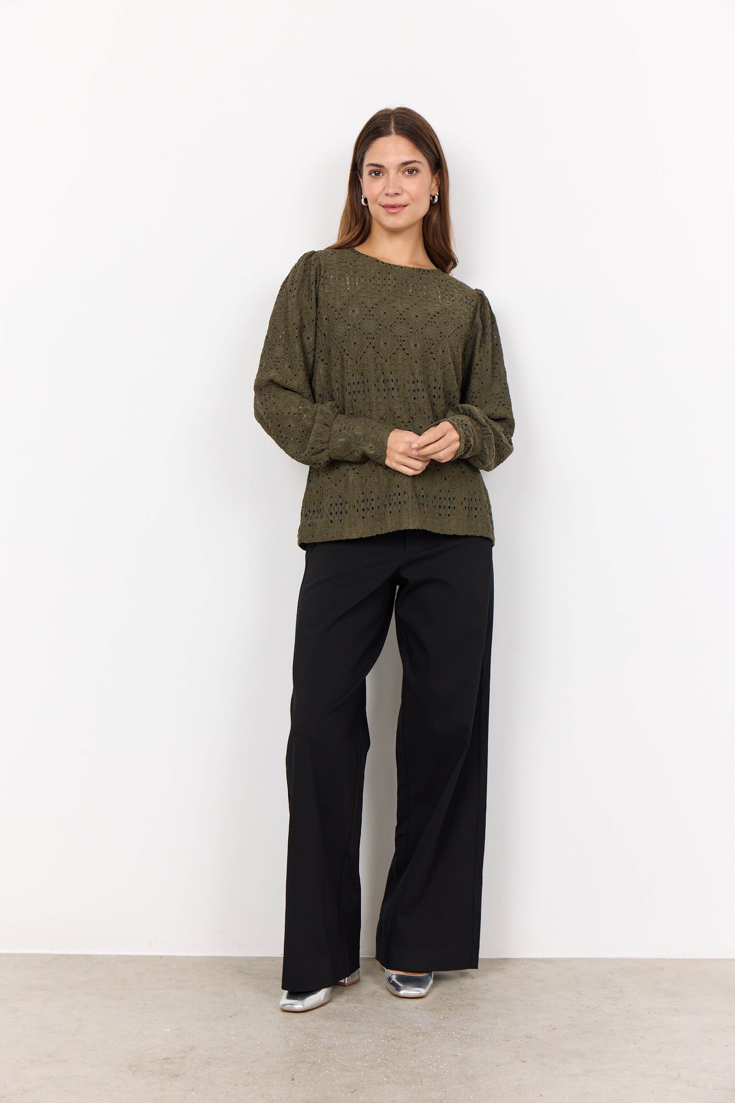 Sc-nadina 1 Blus - Dark Olive