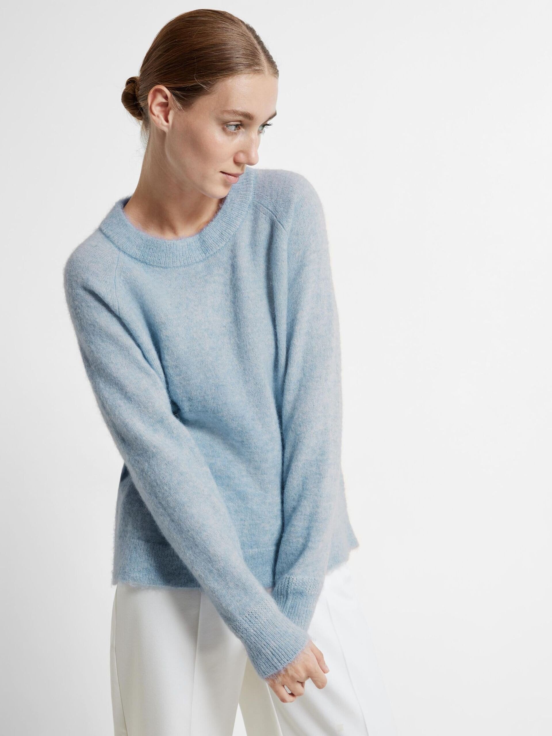 Mjuk Alpackatröja - Cashmere Blue