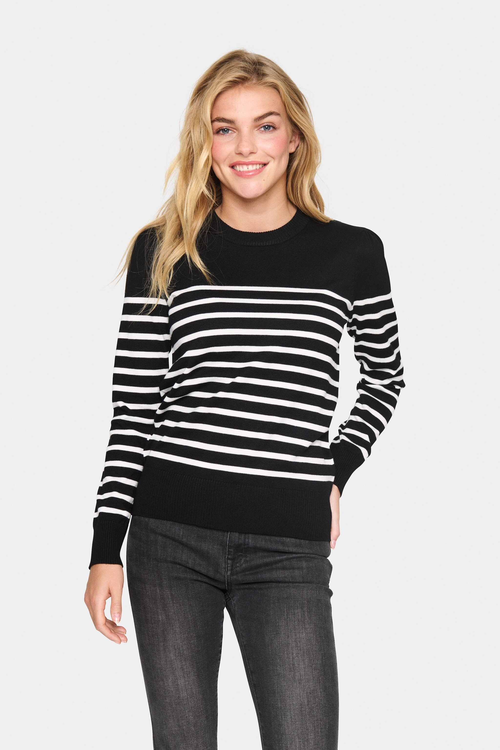 Milasz Pullover - Black Mila Stripe