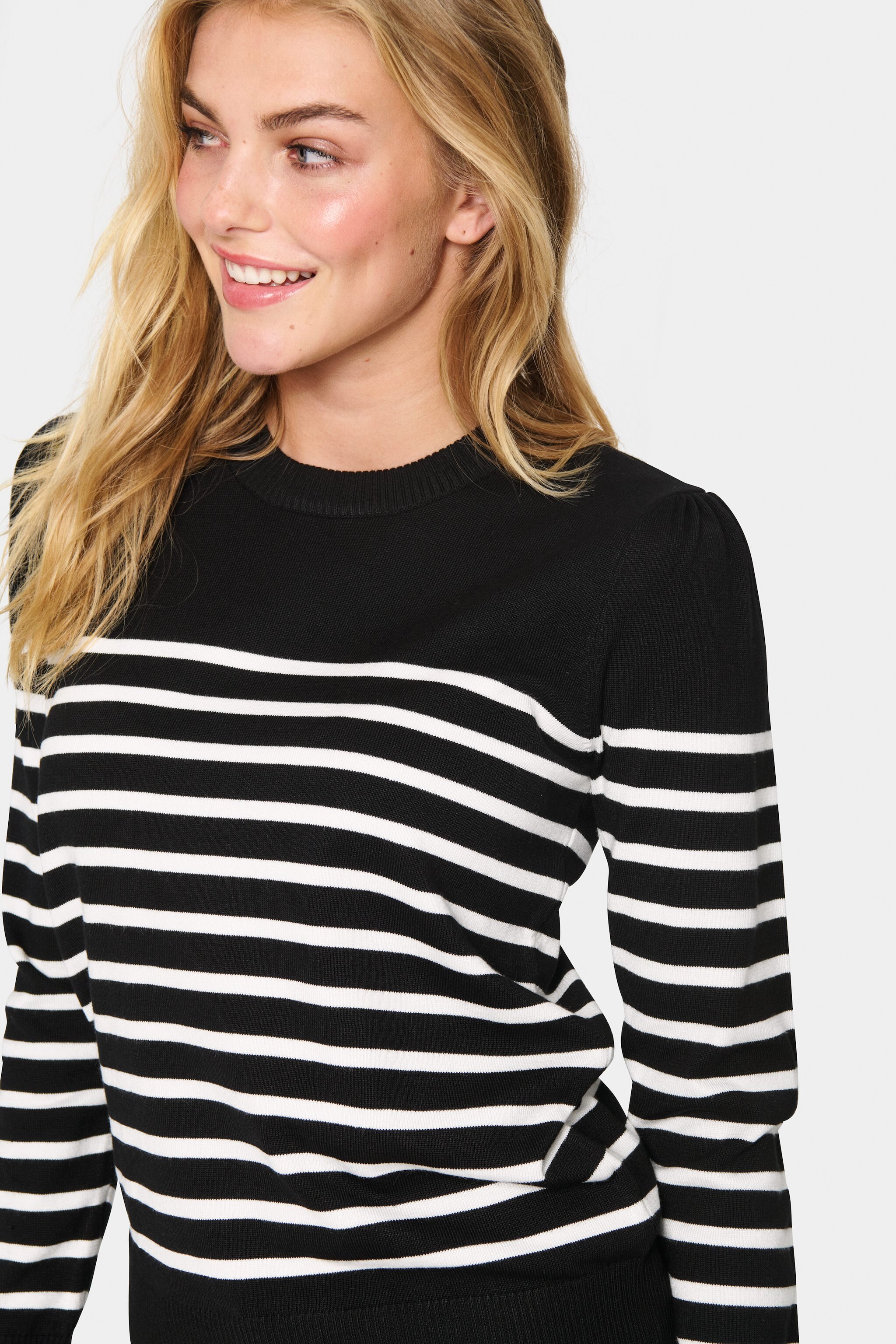 Milasz Pullover - Black Mila Stripe