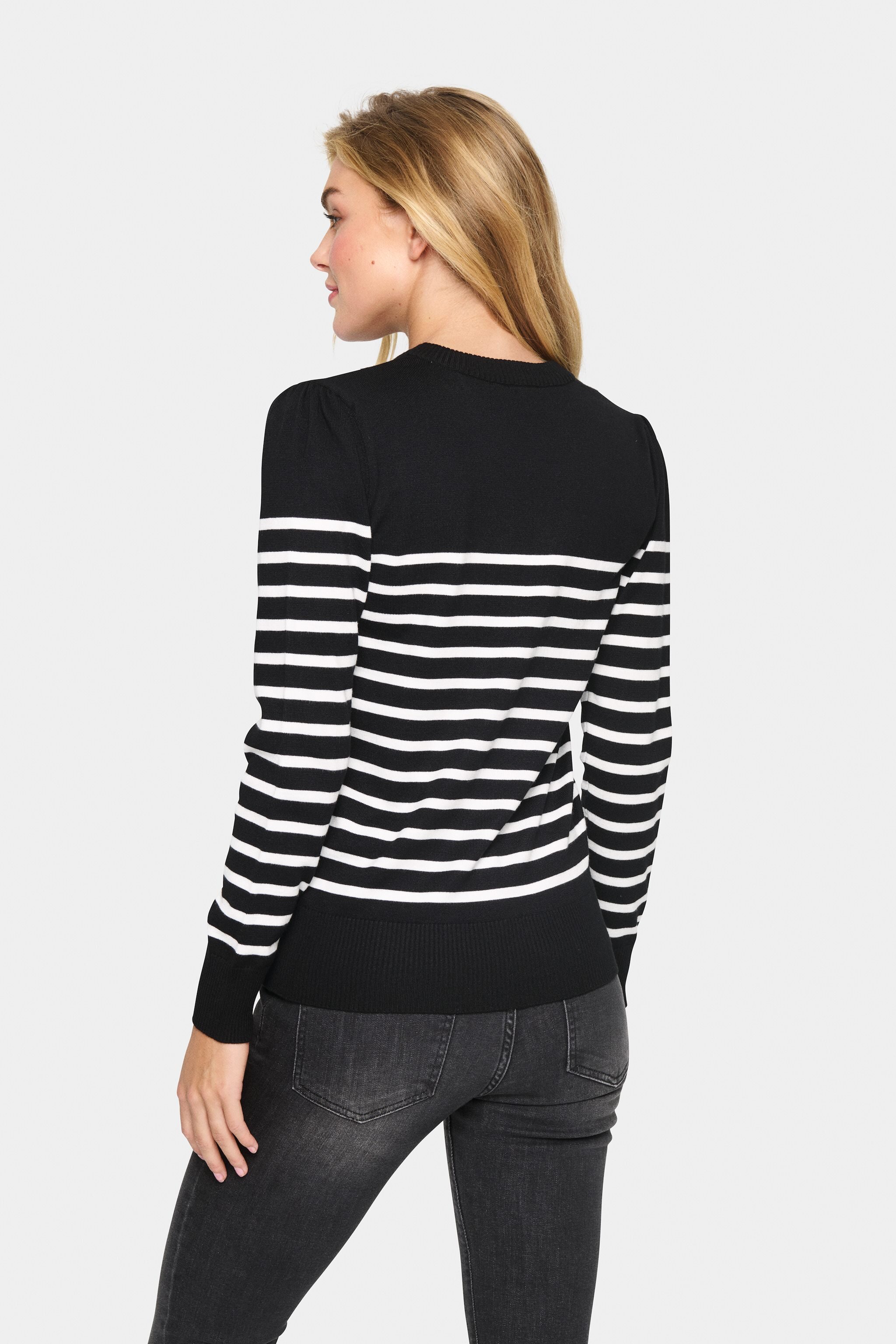 Milasz Pullover - Black Mila Stripe