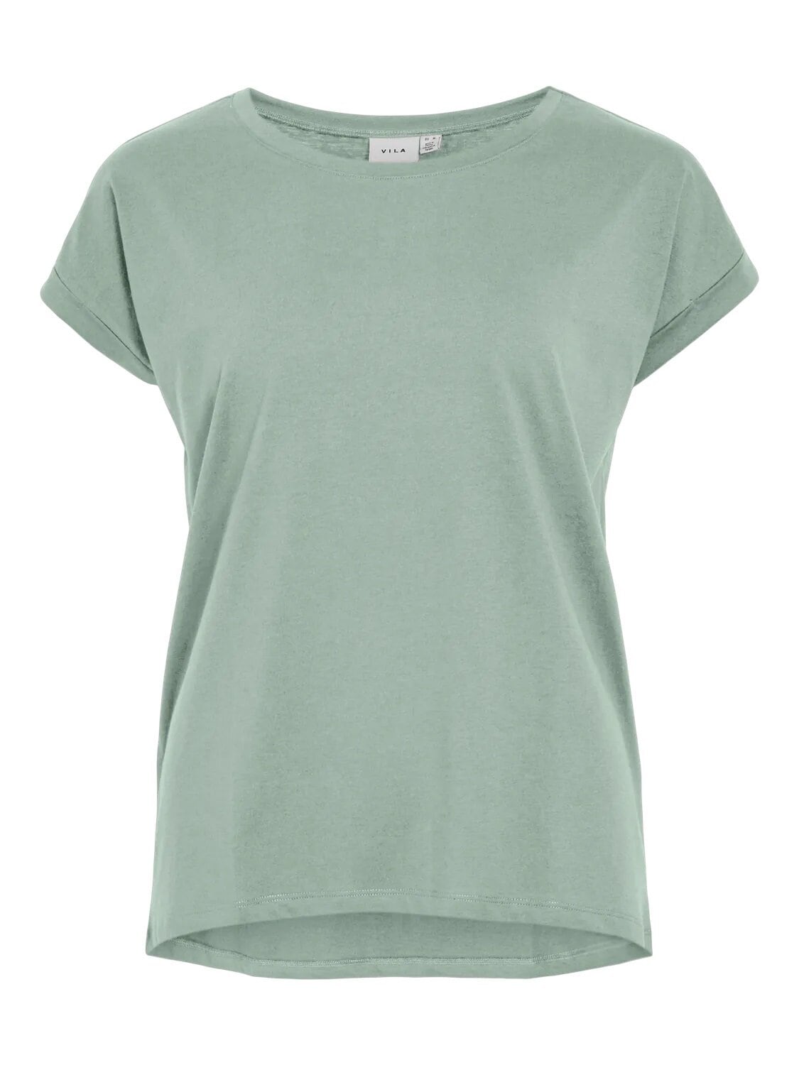 Enfärgad T-shirt - Silt Green